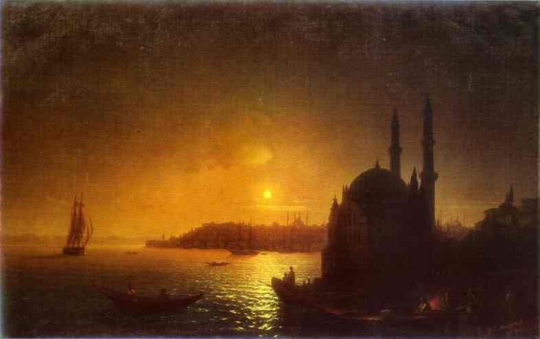 View of Constantinople by Moonlight. 1846