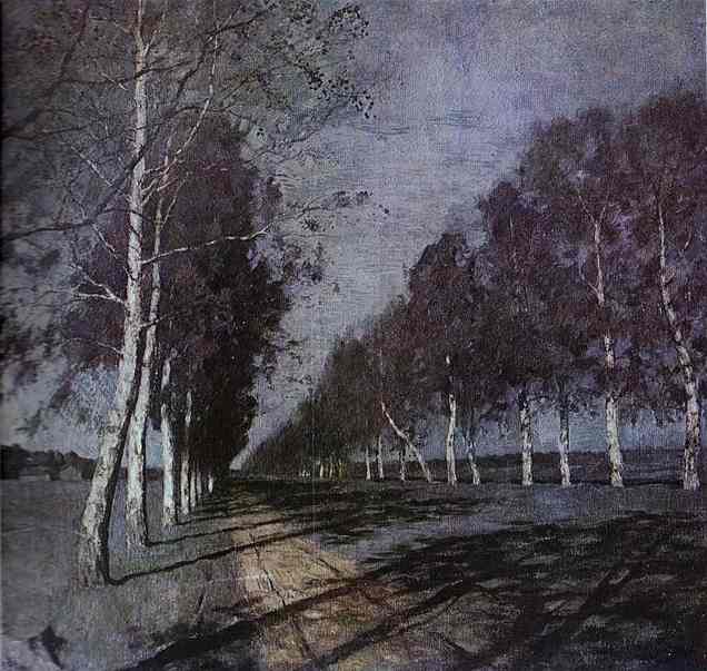 Moonlit Night. A Village. 1897