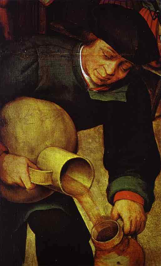 The Peasant Wedding. Detail. 1567