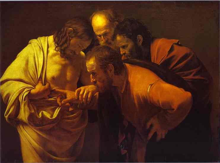 Doubting Thomas. 1602