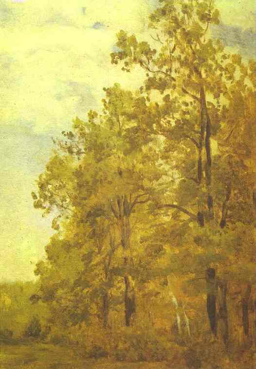 Edge of a Forest. Study. Early 1880