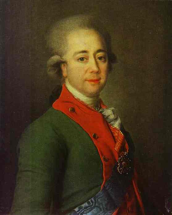 Portrait of Baron A. N. Stroganoff. 1780