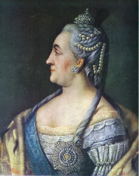 Portrait of Catherine II the Great. 1766