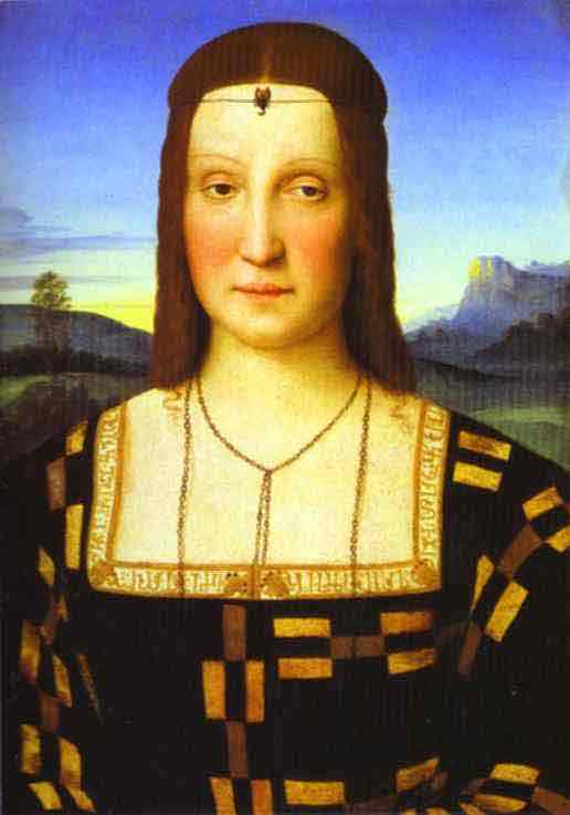 Portrait of Elisabetta Gonzaga.