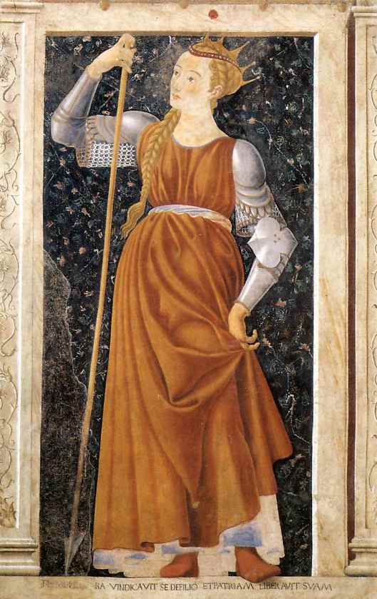 Queen Tomyris. From the Cycle of Famous Men and Women. c. 1450