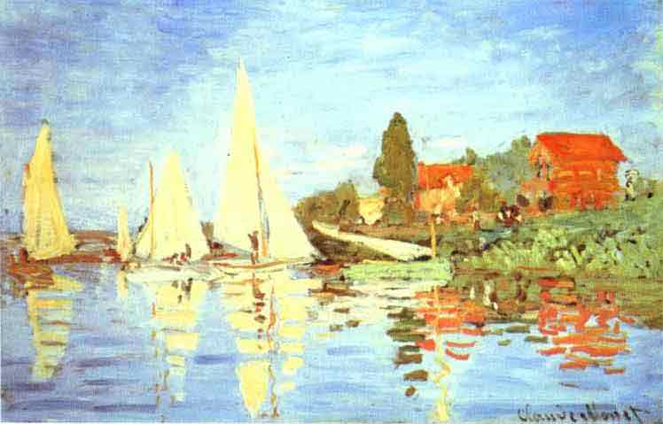 Regatta at Argenteuil 1872.