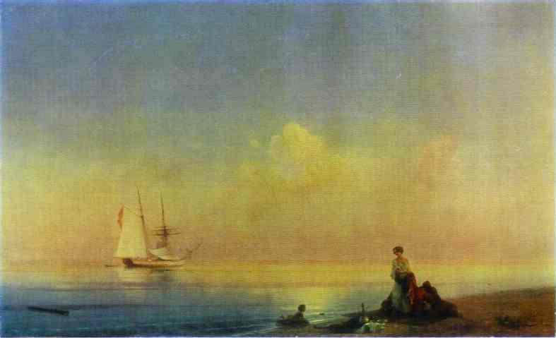 Seashore. Calm. 1843