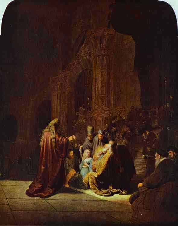 The Presentation of Jesus in the Temple. 1631