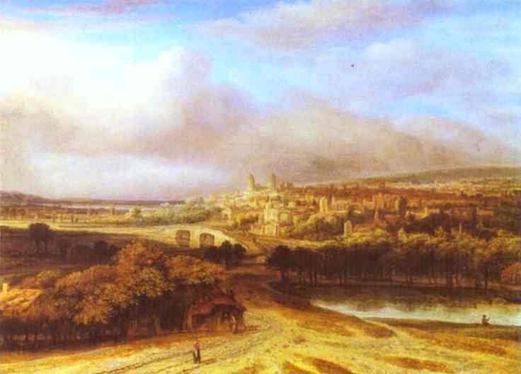 Village on a Hill. 1651