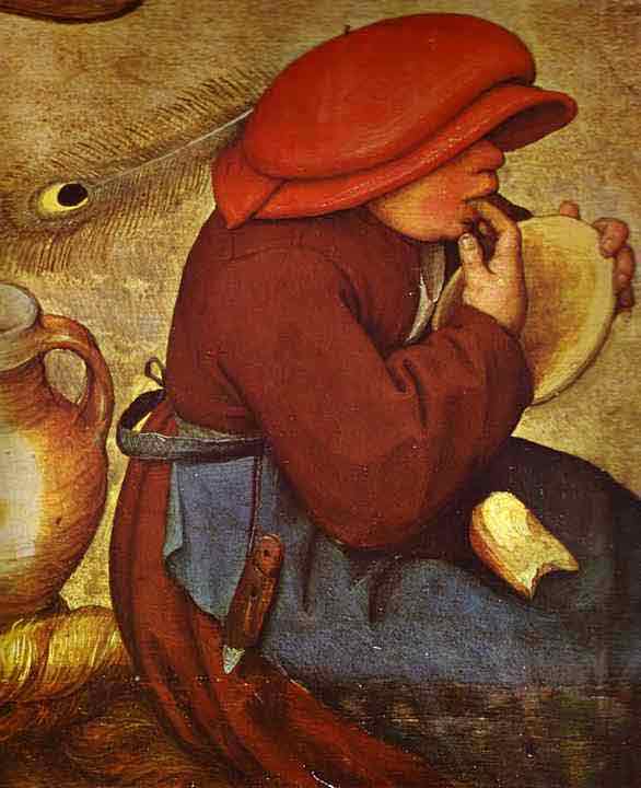 The Peasant Wedding. Detail. 1567