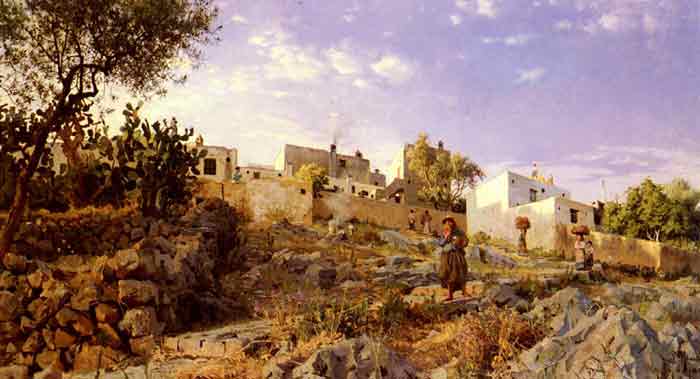 A View Of Anacapri, 1885