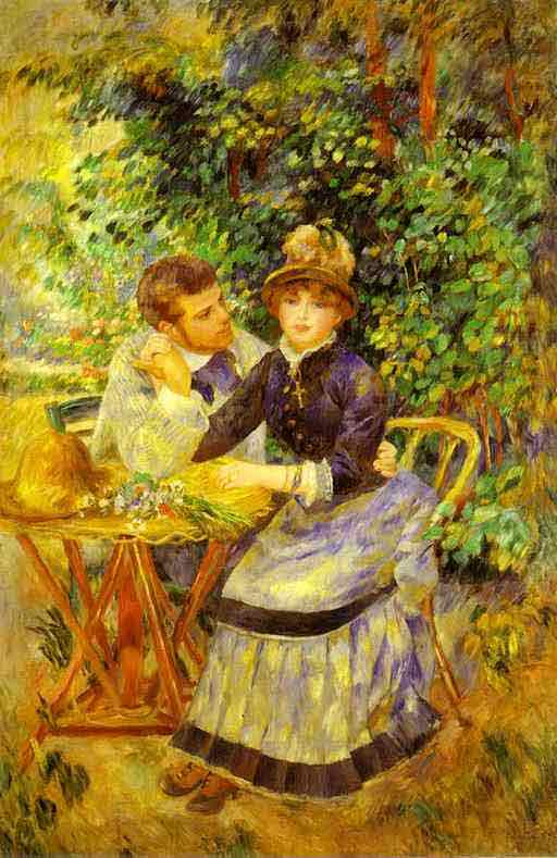 In the Garden. (Dans le jardin). c. 1885