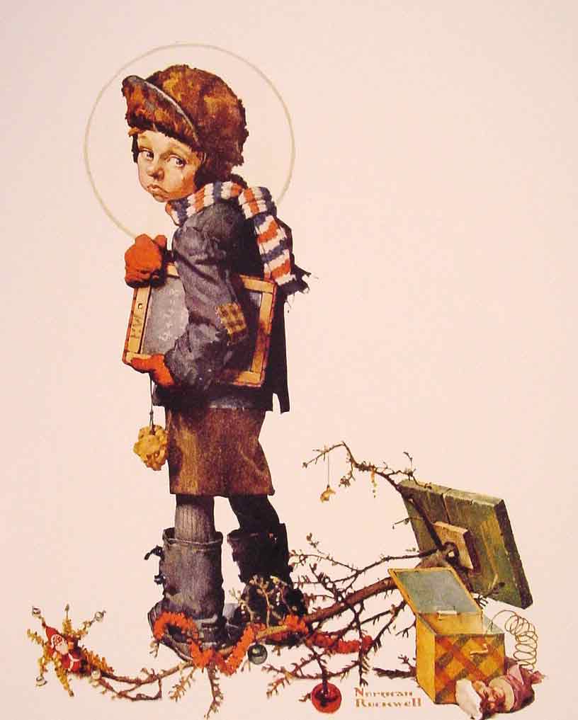 Little Boy holding Chalk Board,1927