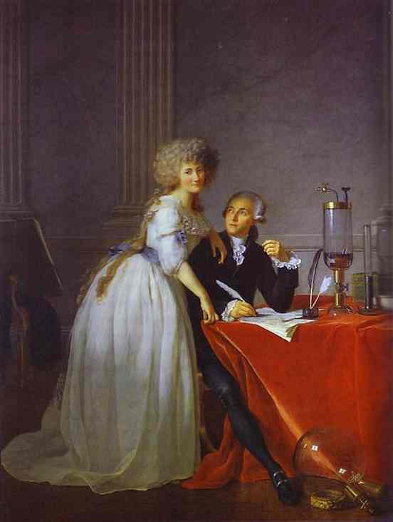 Portrait of Antoine-Laurent and Marie-Anne Lavoisier. 1788