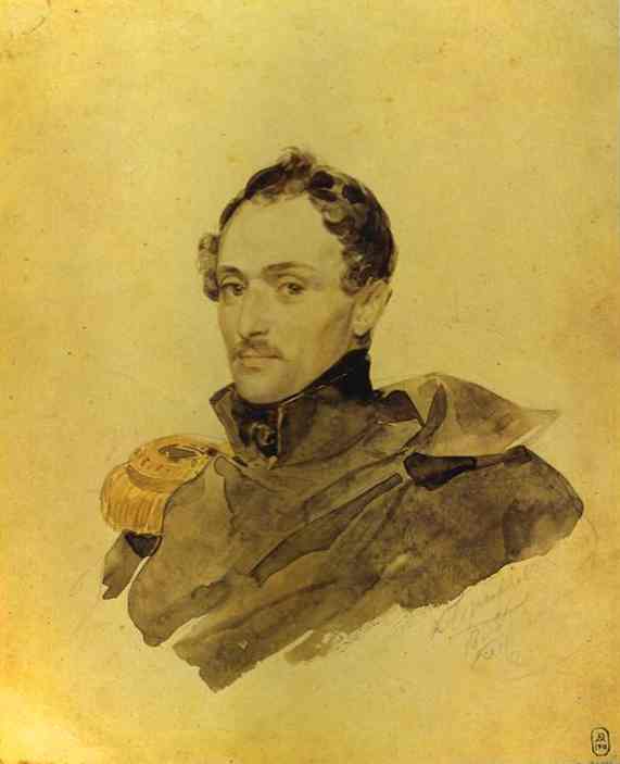 Portrait of Captain A. M. Kostinich. 1835