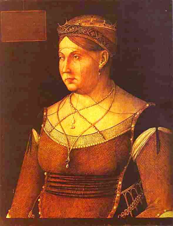 Portrait of Catarina Cornaro, Queen of Cyprus. Oil