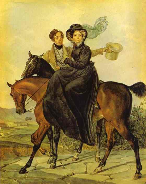 Portrait of K. A. and M. Ya. Narishkin. 1827