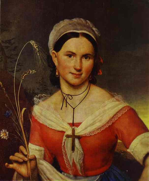 Portrait of Ye. A. Teleshova. 1828