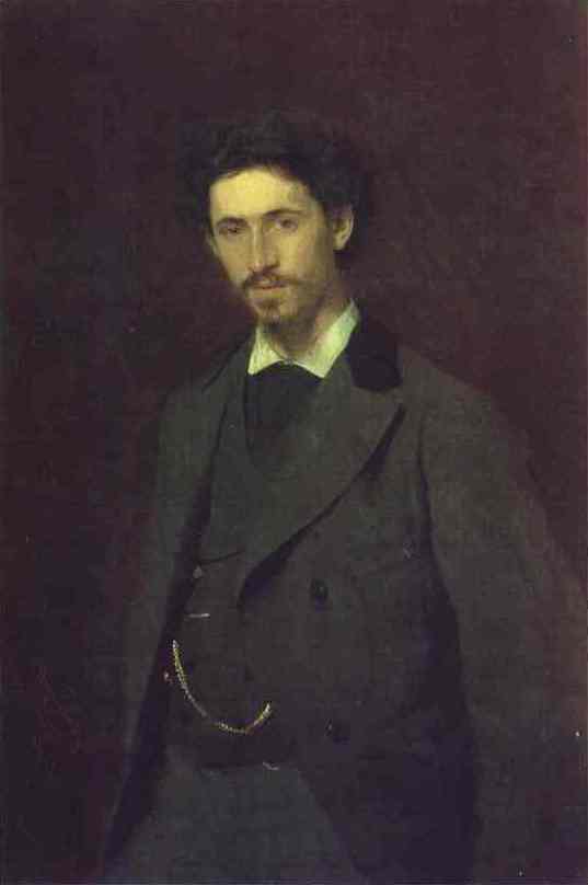 Portrait of the Artist Ilya Repin. 1876