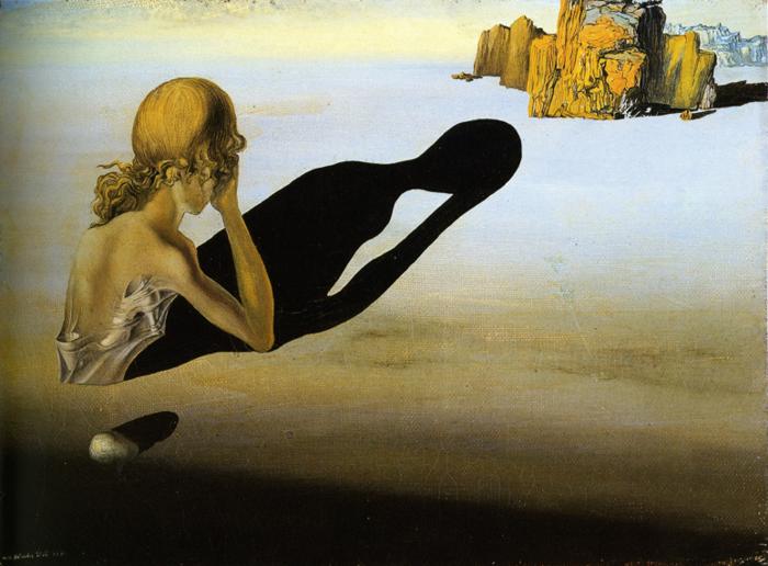 Remorse, or Sphinx Embedded in the Sand. 1931