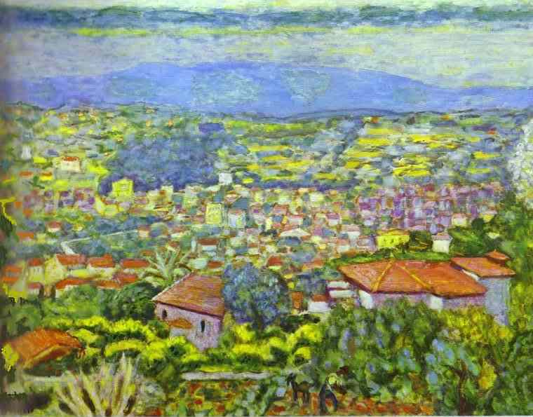 View of Le Cannet, Roofs. 1941