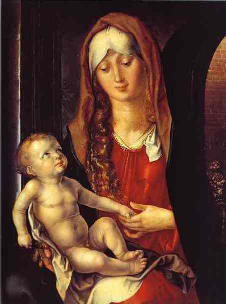 Virgin and Child before an Archway. 1495