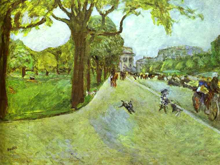 Avenue du Bois in Boulogne. 1912