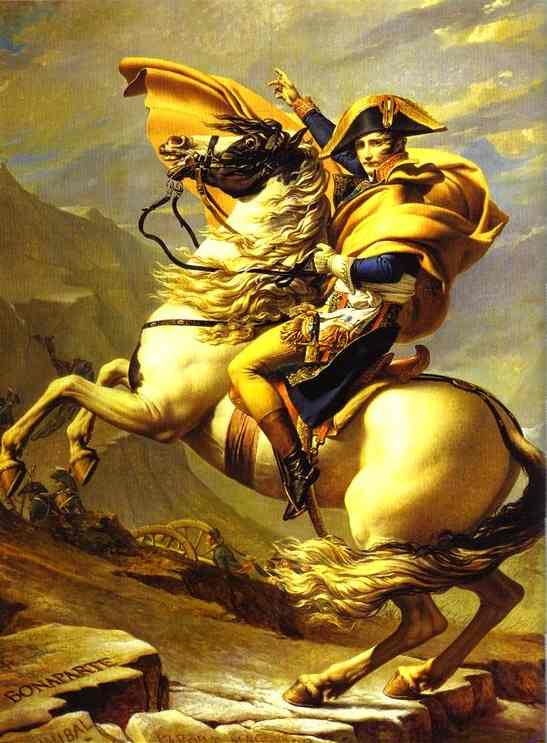 Bonaparte Crossing the St. Bernard Pass. 1800