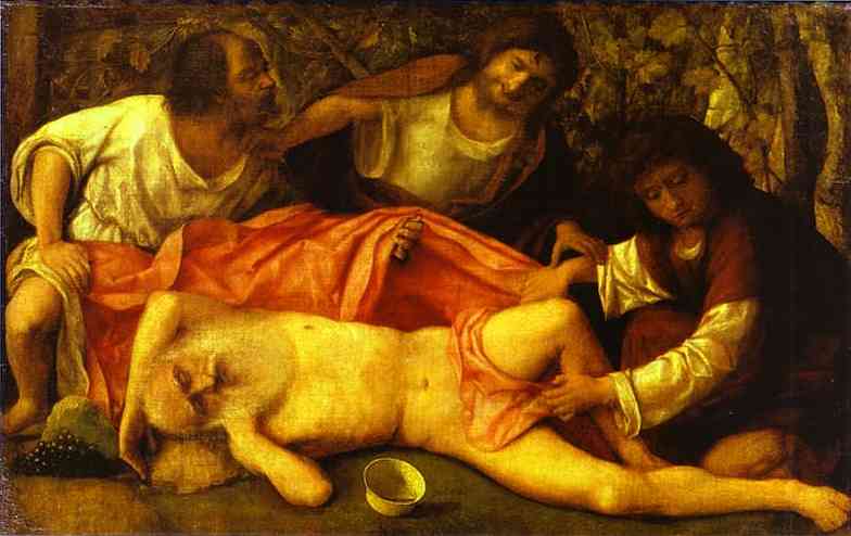 Drunken Noah. c. 1500