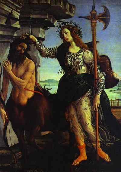 Pallas/Camilla and the Centaur. c.1482