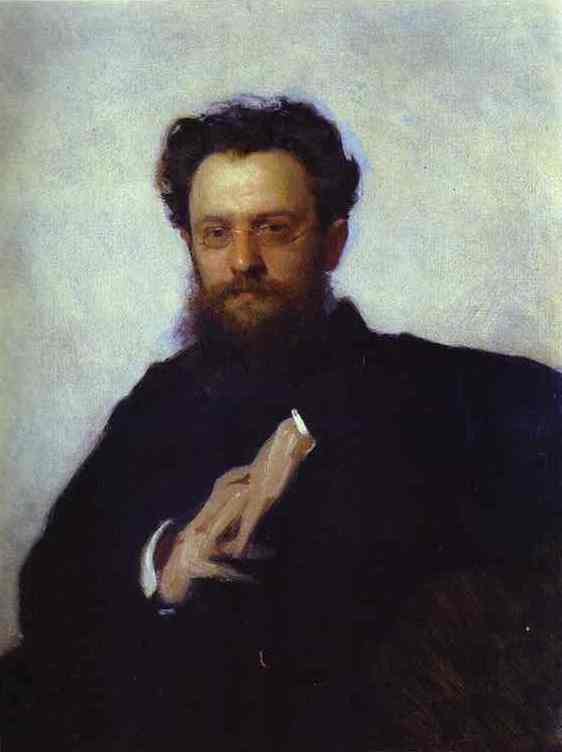 Portrait of Adrian Prakhov, Art Critic and Historian. 1879