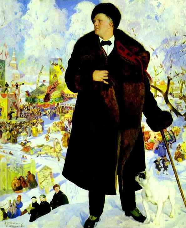 Portrait of Fyodor Chaliapin. 1921