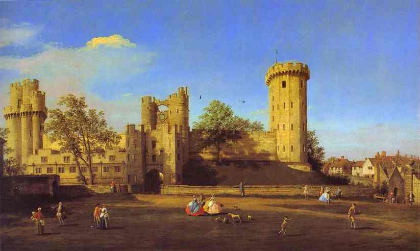 Warwick Castle: the East Front. 1752