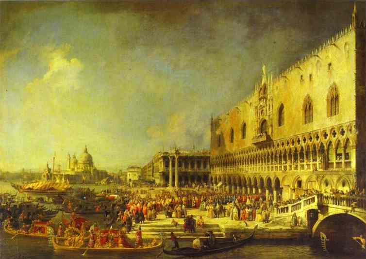 The Reception of the French Ambassador in Venice. 1740