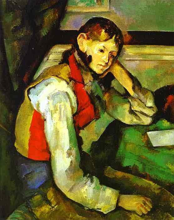 Boy in a Red Waistcoat. c. 1888-1890