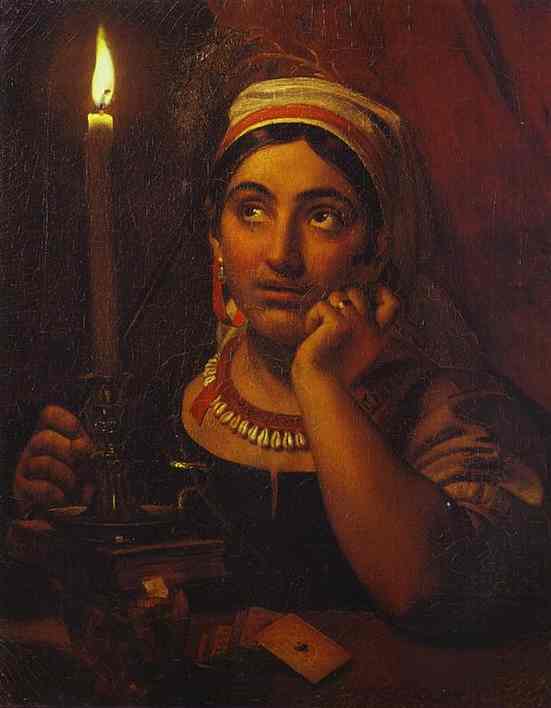 Fortune-Teller with a Candle. 1830