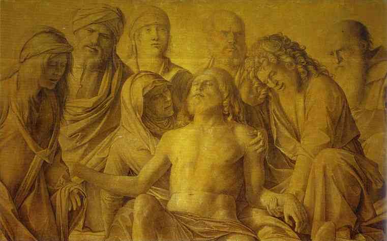 Lamentation over the Dead Christ. c.1480