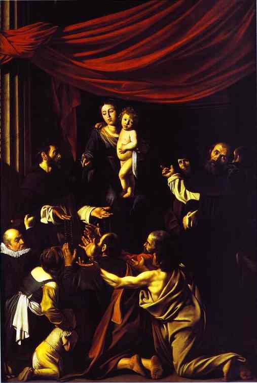 Madonna of the Rosary. c.1606