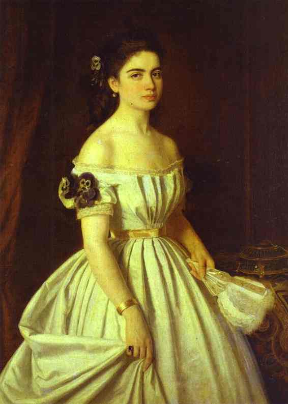 Portrait of E. Vasilchikova. 1867