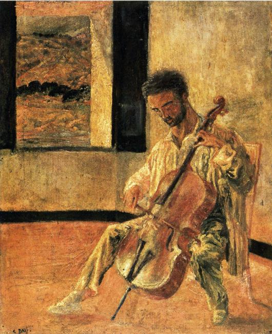 Portrait of the Cellist Ricard Pichot. 1920