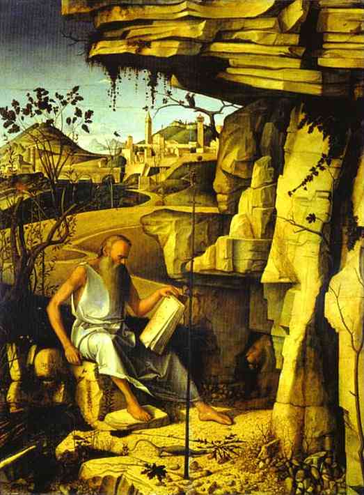 St. Jerome in the Desert. c. 1480