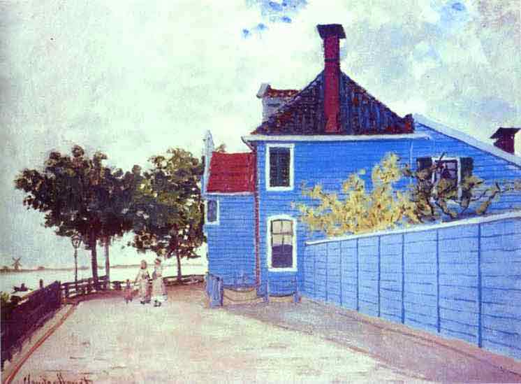 The Blue House in Zaandam 1871.