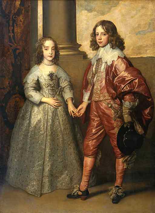 William II, Prince of Orange and Princess Henrietta Mary Stuart, daughter of Charles I of England, 1