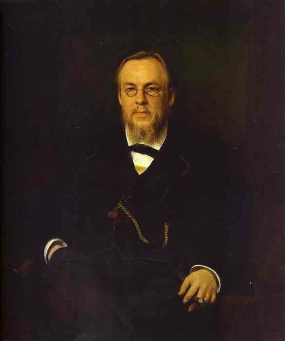 Portrait of the Doctor Sergey Botkin. 1880