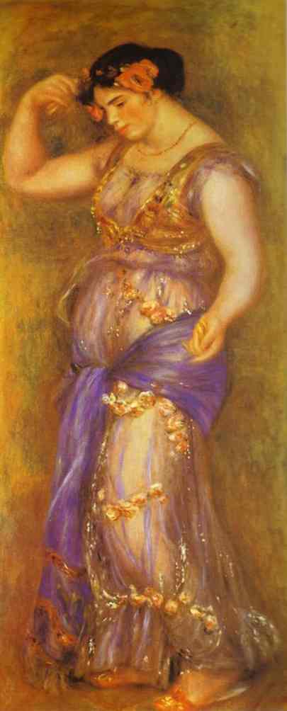Oil painting:Dancer with Castanets (Gabrielle Renard). 1909