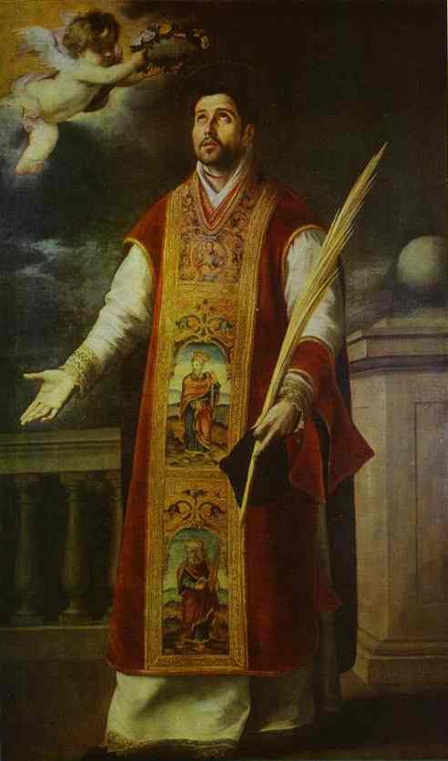 Oil painting:St. Rodriguez. c. 1646