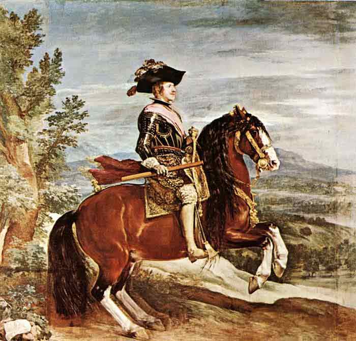 Oil painting for sale:Equestrian Portrait of Philip IV, 1635-1636