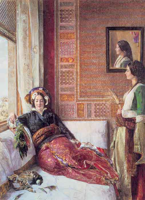 Oil painting for sale:Harem Life in Constantinople, c.1857