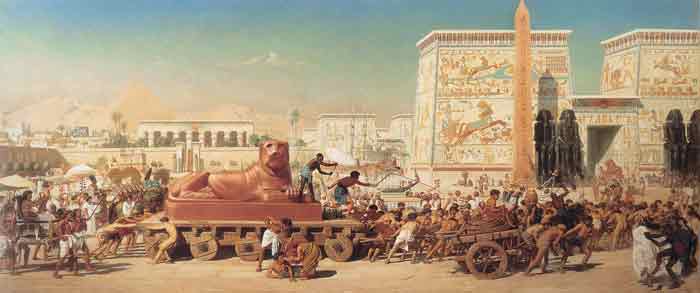 Oil painting for sale:Israel in Egypt, 1867