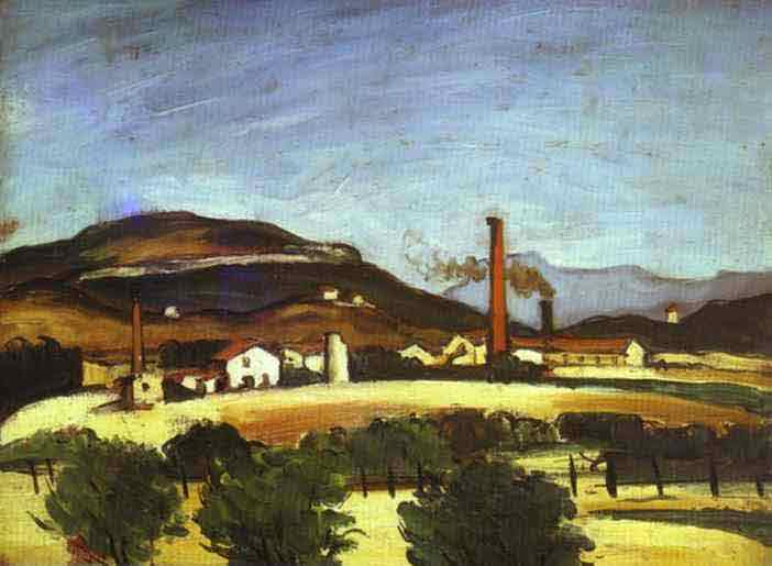 Factories near the Mount of Cengle. c. 1869-1870